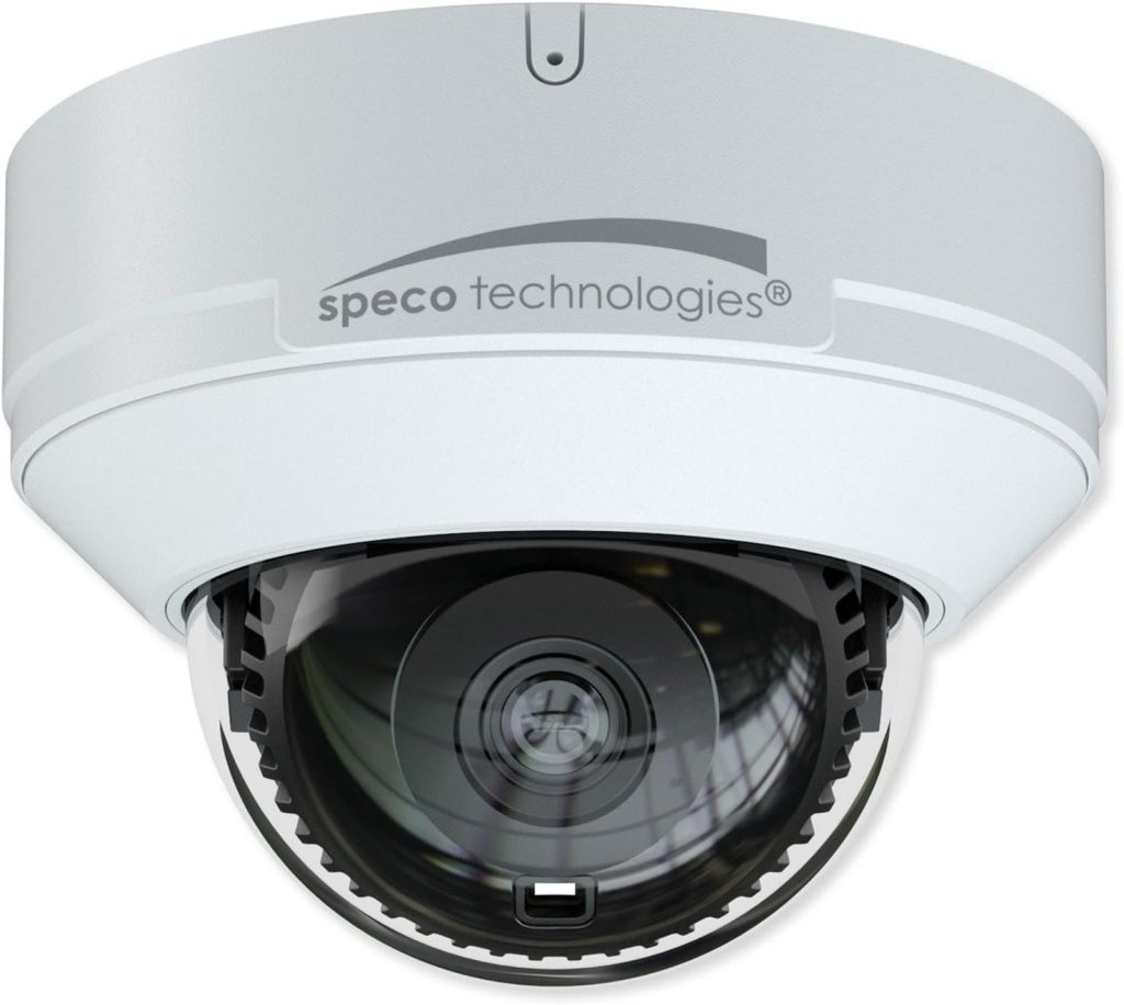 Camera Dome IP Speco O4D9 4MP H.265 AI with IR and Fixed Lens 2.8mm