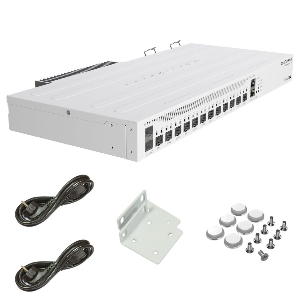 Mikrotik CCR2004 Cloud Core Router with 12 SFP+ Ports