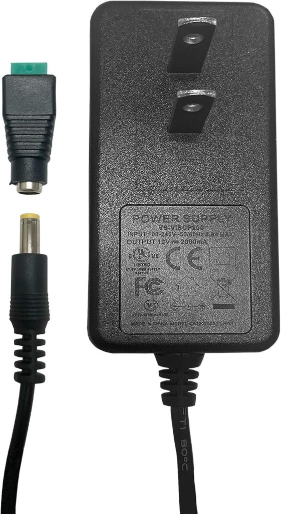 Visionis VIS-CPC200 12V 2A UL-Listed Transformer for Access Control