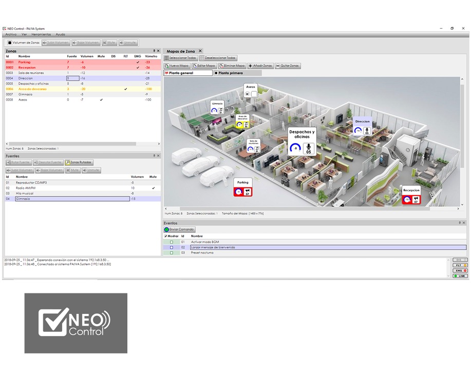 LDA Audio Tech NEO Control Software